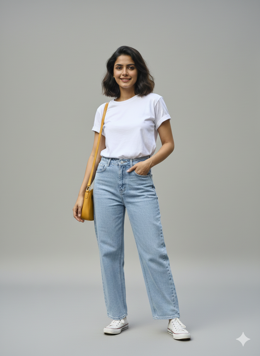 Premium Straight Fit Jeans Combo | Midnight Light & Dark Blue | Pack of 2